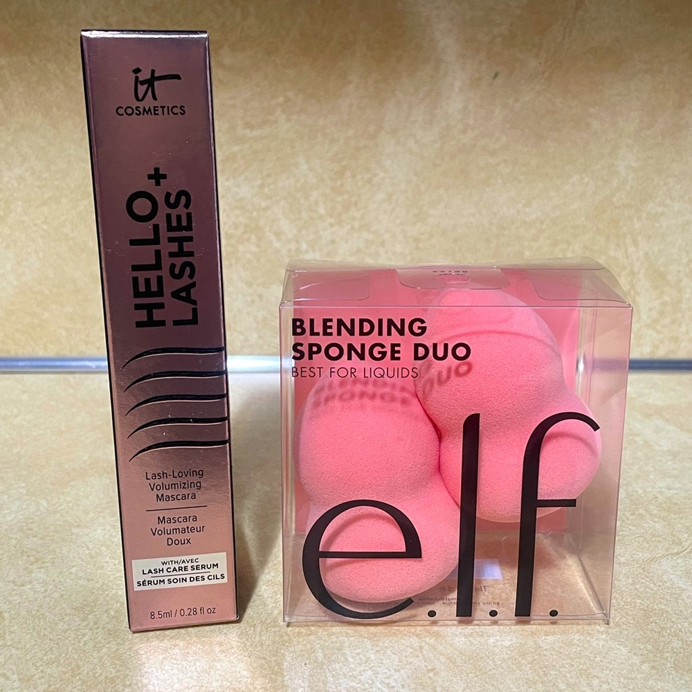 Mascara and blending sponges